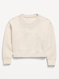 Bounce Fleece V-Neck Sweatshirt for Girls