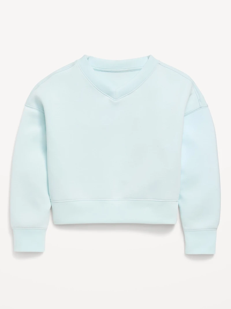 Bounce Fleece V-Neck Sweatshirt for Girls