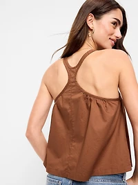 Sleeveless Trapeze Tank Top