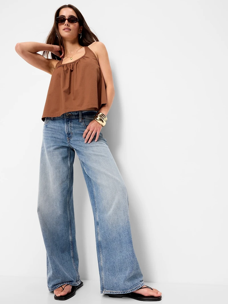 Sleeveless Trapeze Tank Top