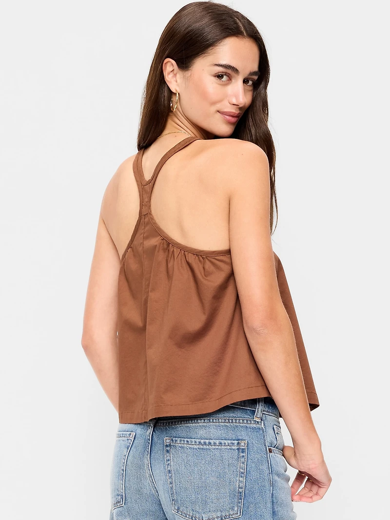 Sleeveless Trapeze Tank Top