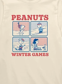 Peanuts Winter Games Short Sleeve Graphic T-Shirt For Toddler