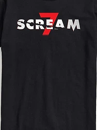 Scream 7 Logo Short Sleeve Graphic T-Shirt