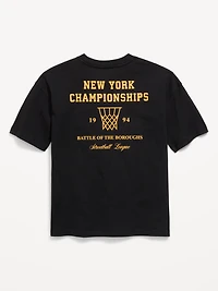 Oversized Short-Sleeve Graphic T-Shirt for Boys