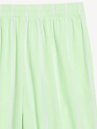 High-Waisted Poplin Pajama Pant