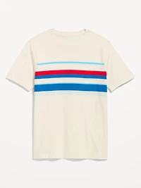 Crew-Neck Striped T-Shirt