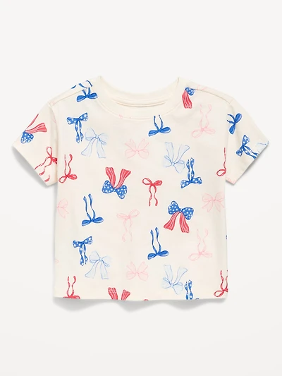Printed Short-Sleeve T-Shirt for Toddler Girls