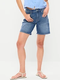 High-Waisted Wow Jean Shorts - 7-inch inseam