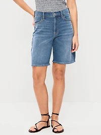 High-Waisted Wow Jean Shorts - 9-inch inseam