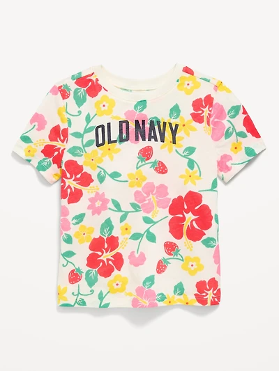 Short-Sleeve Logo-Graphic T-Shirt for Toddler Girls