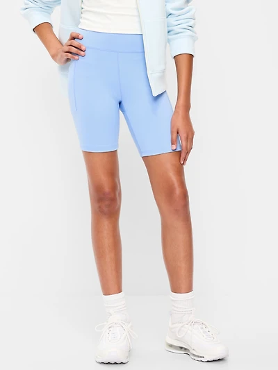High-Waisted StudioSmooth Biker Shorts for Girls