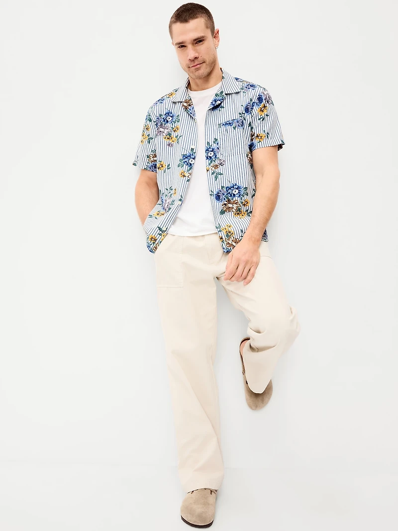 Short-Sleeve Camp Shirt