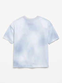 Oversized Mesh Graphic Basketball T-Shirt for Boys