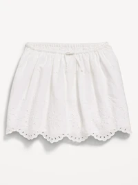 Eyelet Trim Skirt for Girls