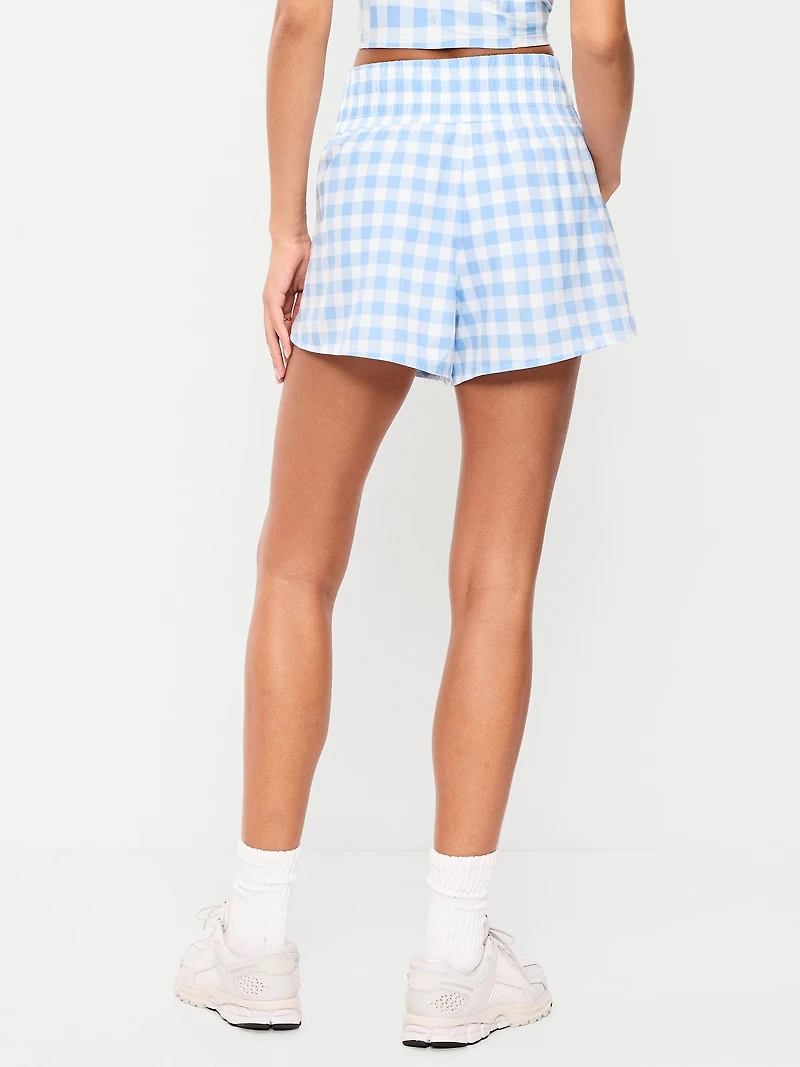 Extra High-Waisted Crinkle Run Shorts - 3-inch inseam