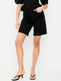 High-Waisted Wow Jean Shorts - 9-inch inseam