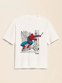 Old Navy x Marvel Spider-Man Boxy Heavyweight Graphic T-Shirt for Men