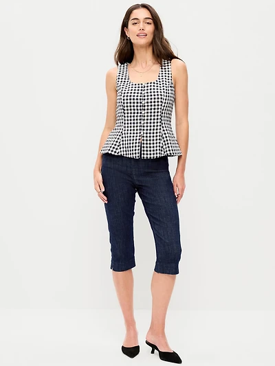 High-Waisted Pixie Capri Pants