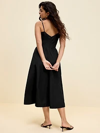 The Occasion by Old Navy Fit & Flare Sleeveless Taffeta Midi Dress