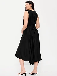 Handkerchief Hem Midi Dress