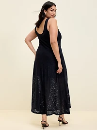 The Occasion by Old Navy Fit & Flare Drop-Waist Lace Maxi Dress