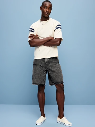 Baggy Carpenter Jean Shorts- 10-inch inseam