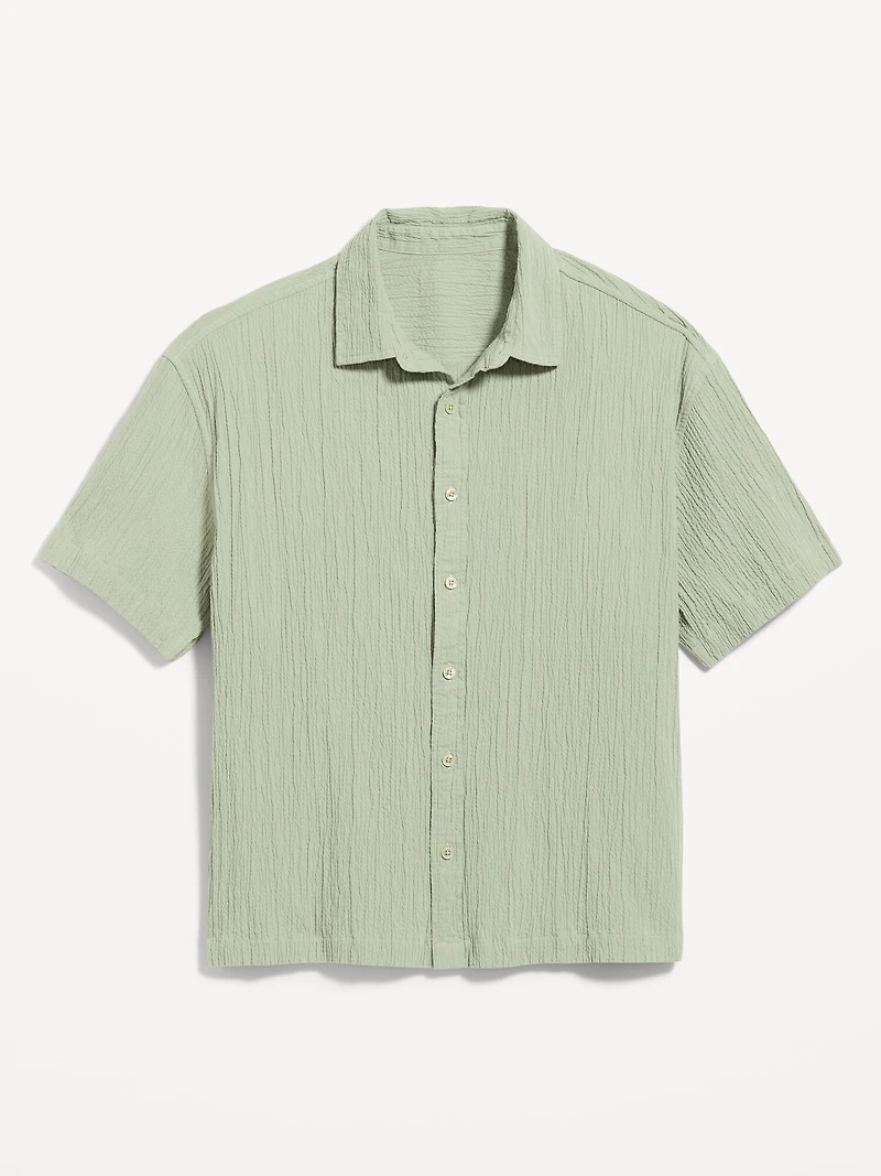 Loose Fit Textured Shirt