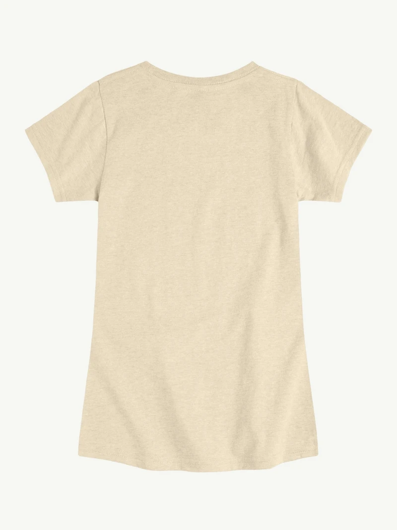 Melon Soda Puppy  Short Sleeve Graphic T-Shirt For Girls