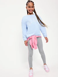 Rainbow Trim Leggings for Girls