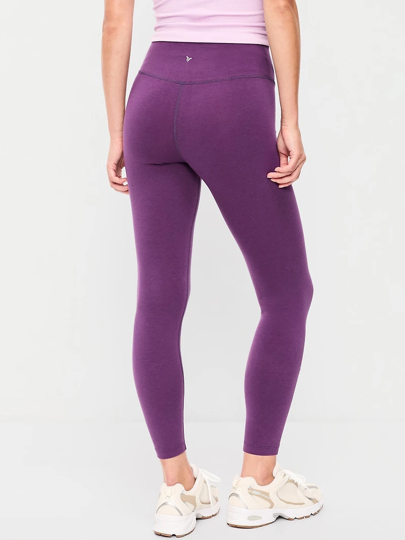 High-Waisted PowerChill 7/8 Cotton Leggings