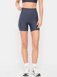 Extra-High Waisted PowerSoft Boundless Pocket Biker Shorts- 6-inch inseam