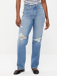 Curvy High-Waisted OG Loose Straight-Leg Jeans