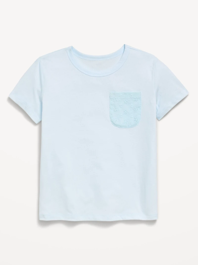Softest Short-Sleeve Pocket T-Shirt for Girls