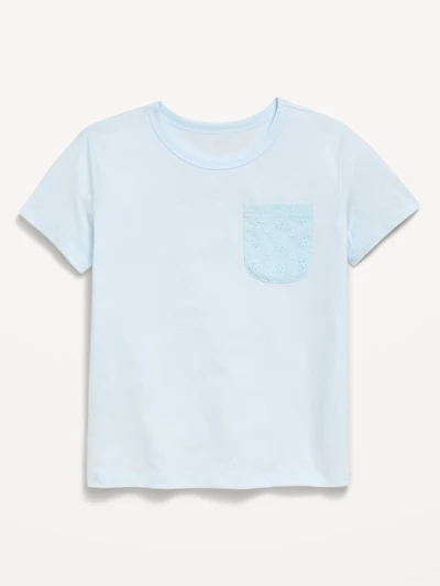 Softest Short-Sleeve Pocket T-Shirt for Girls