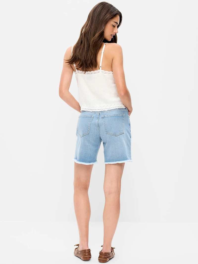 High-Waisted OG Jean Cut-Off Shorts - 7-inch inseam