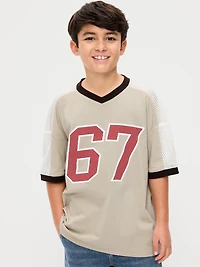 Oversized Short-Sleeve Graphic T-Shirt for Boys