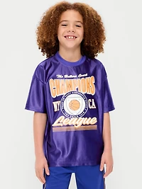 Oversized Graphic Jersey T-Shirt for Boys