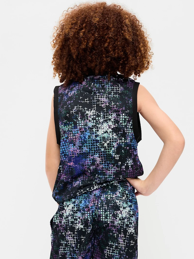 Mesh Basketball Tank Top for Boys