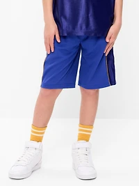 Below Knee Baggy Mesh Basketball Shorts for Boys
