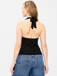 Cowl-Neck Halter Top