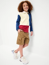 Knee Length Baggy Ripstop Cargo Shorts for Boys