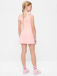 PowerSoft Sleeveless Tie-Strap Athletic Dress for Girls