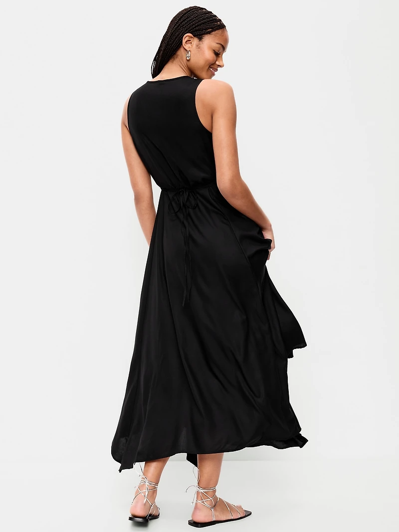 Handkerchief Hem Midi Dress