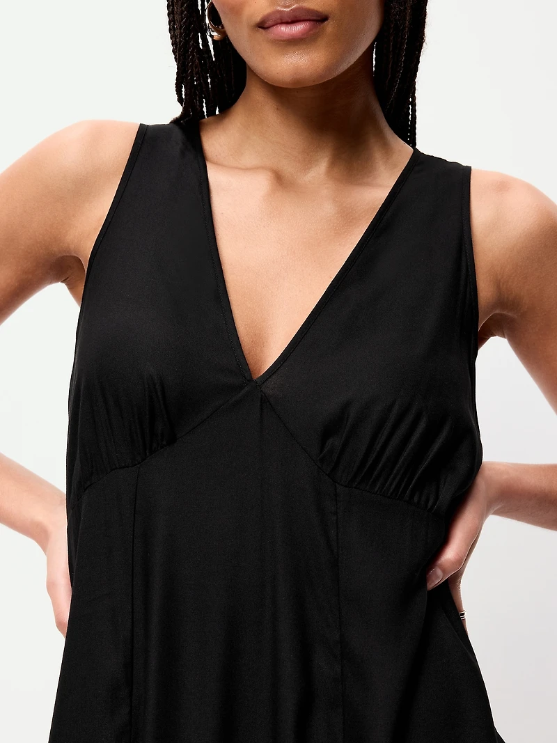 Handkerchief Hem Midi Dress