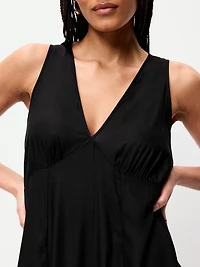 Handkerchief Hem Midi Dress