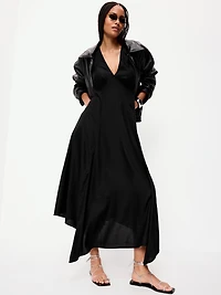 Handkerchief Hem Midi Dress