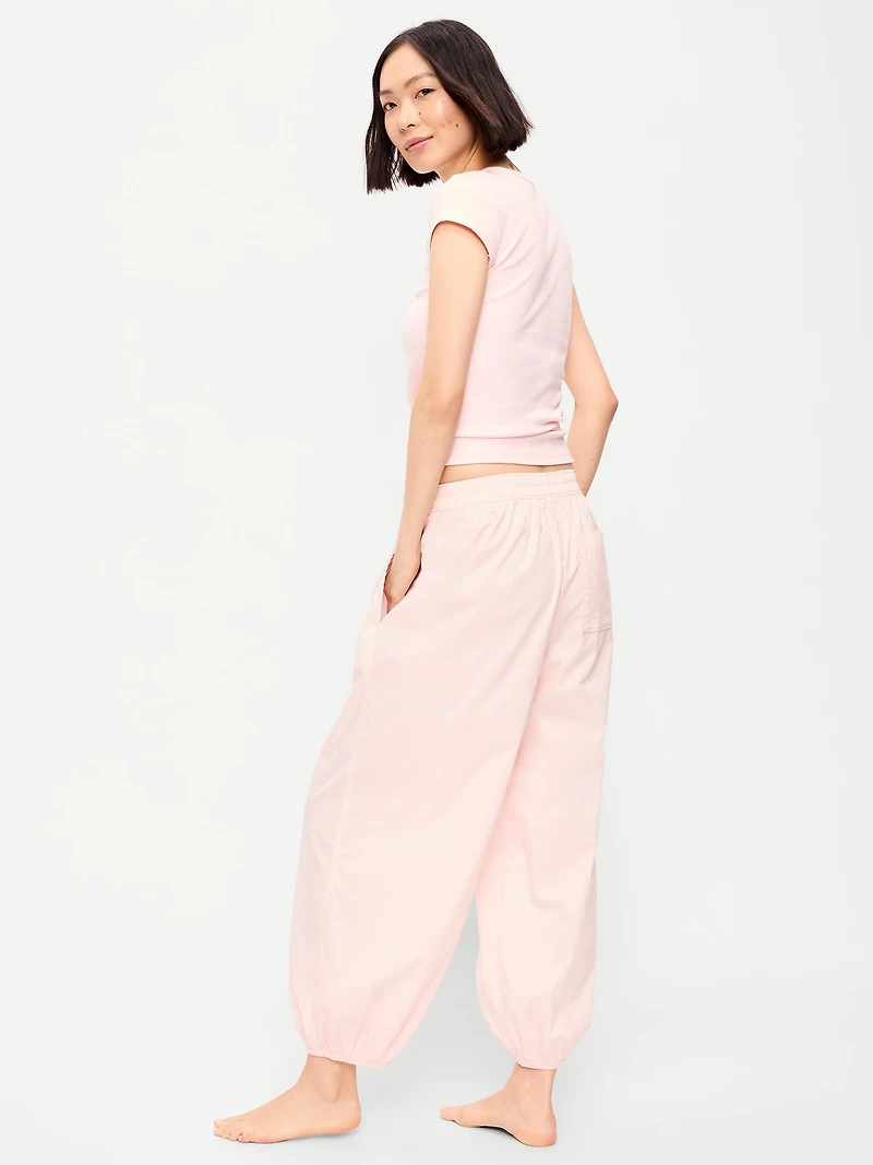 Lightweight Pull-On Parachute Pants
