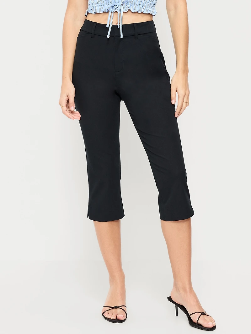 High-Waisted Pixie Capri Pants