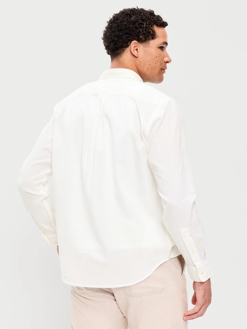 Long-Sleeve Relaxed Pocket Shirt