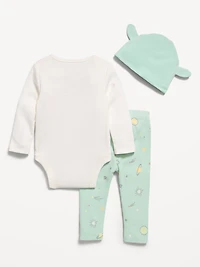 Star Wars™ Grogu Bodysuit, Leggings & Beanie 3-Piece for Baby